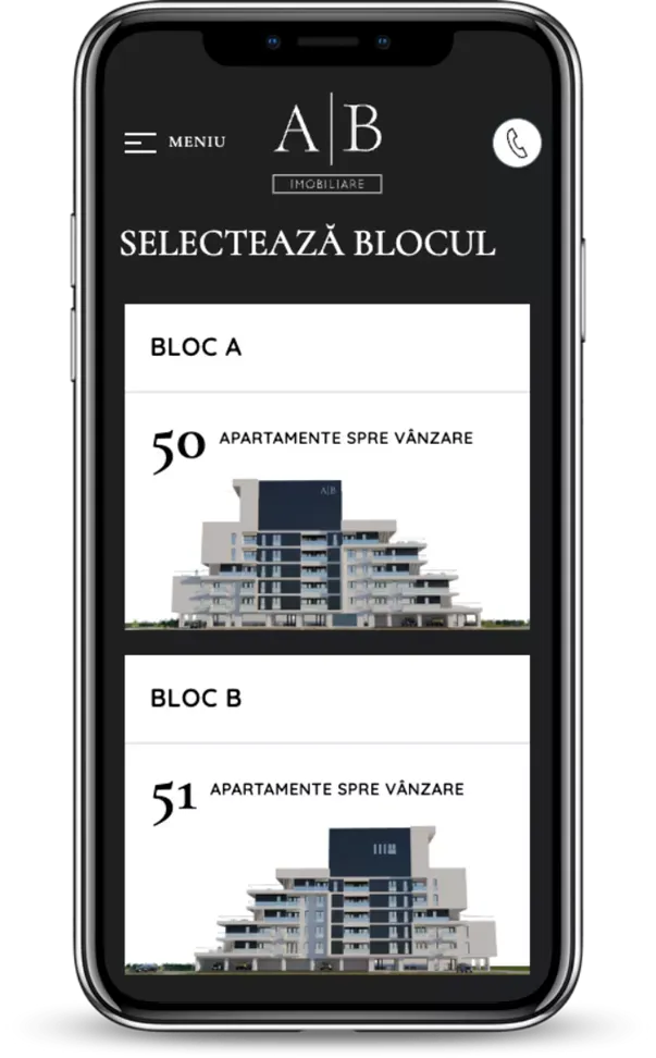 proiect website custom becali imobiliare proiect website custom becali imobiliare